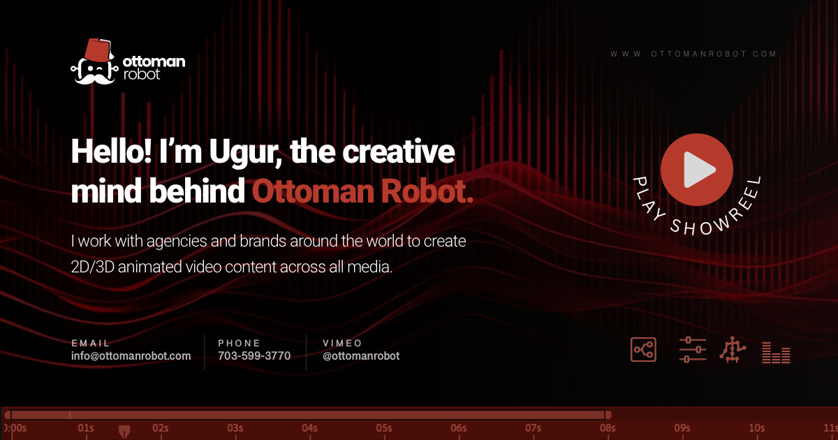 Motion Design & Animation Studio in Washington DC - Ottoman Robot